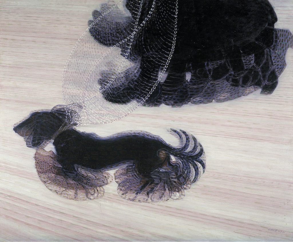 Giacomo Balla 1912 Dinamismo di un Cane al Guinzaglio