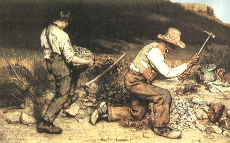 Gli spaccapietre Courbet
