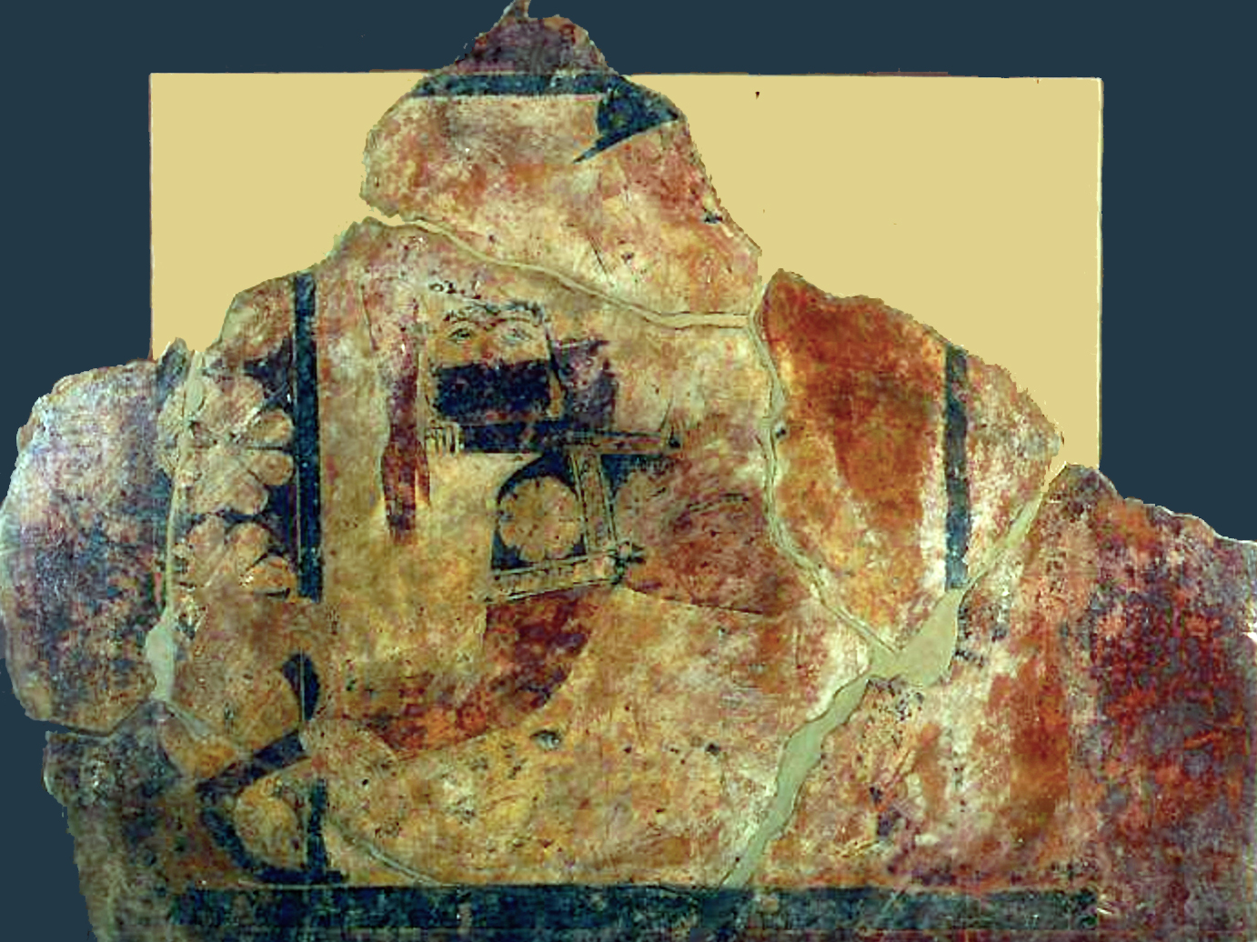 Frammento raffigurante Perseo con la testa di Medusa