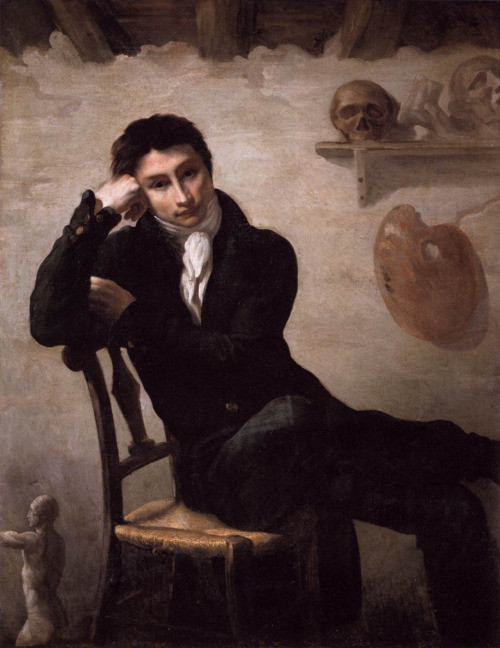 romanticismo in arte: Théodore Géricault, Self-Portrait (1819)