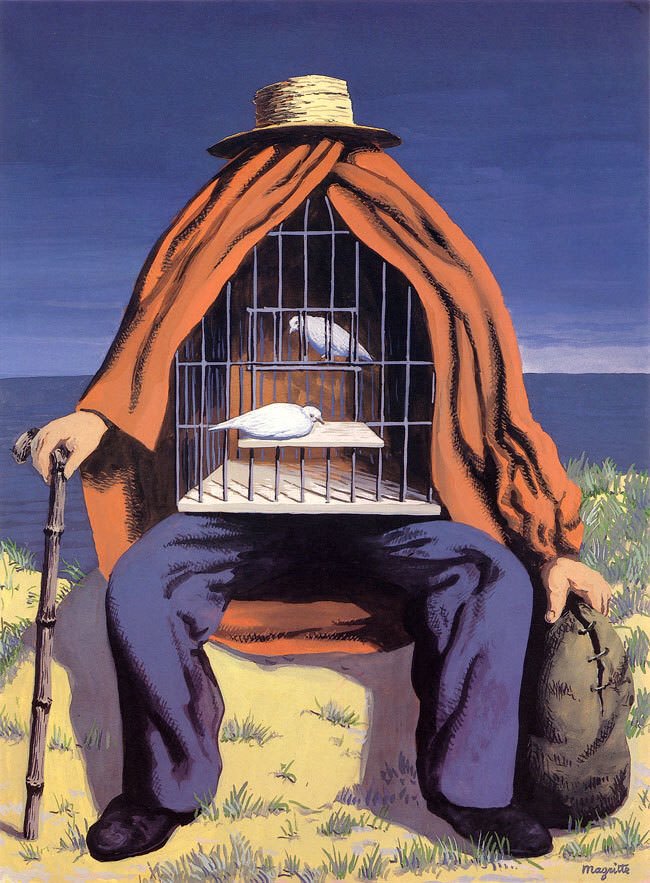 La lampada filosofica, Renè Magritte