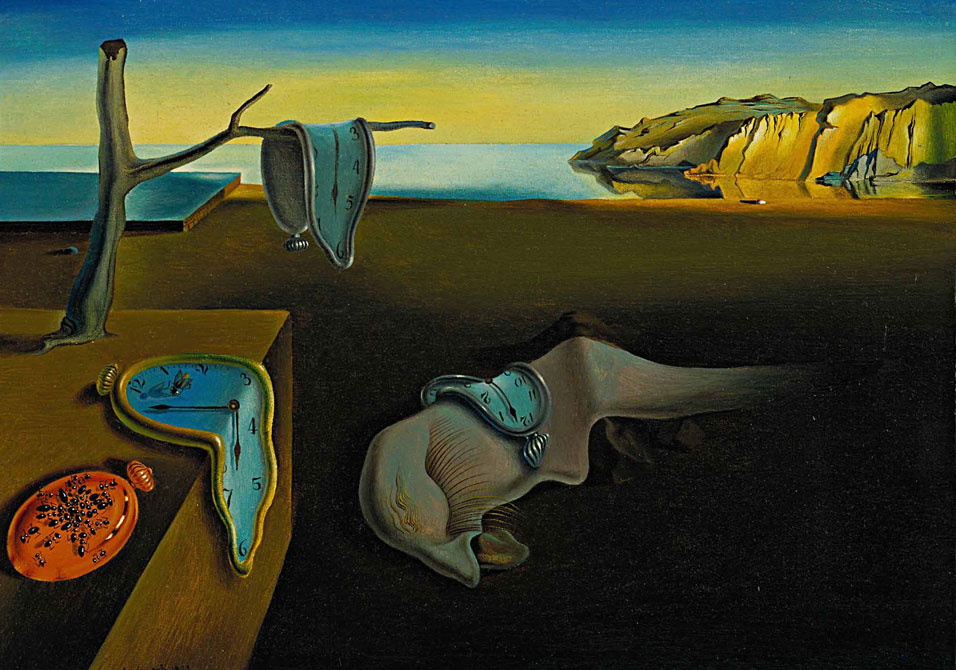  La persistenza della memoria, dipinto a olio su tela del surrealista spagnolo Salvador Dalí, realizzato nel 1931 e conservato al Museum of Modern Art di New York. 